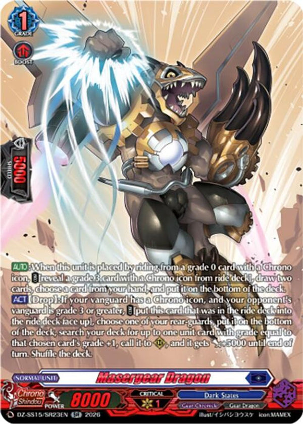 Masergear Dragon (SR) - DZ-SS15/SR23EN - Silver Rare