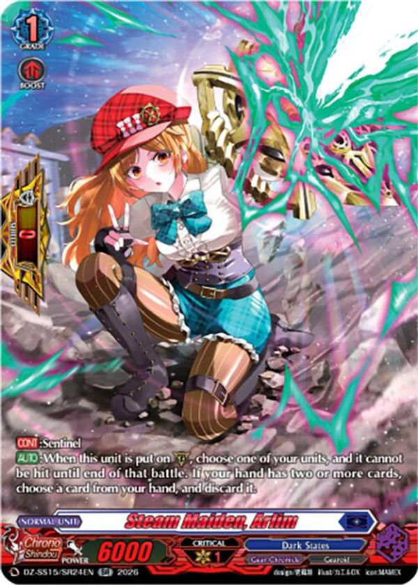 Steam Maiden, Arlim (SR) - DZ-SS15/SR24EN - Silver Rare