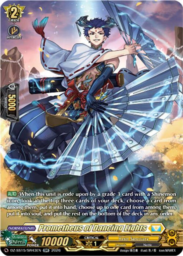 Prometheus of Dancing Lights (SR) - DZ-SS15/SR43EN - Silver Rare