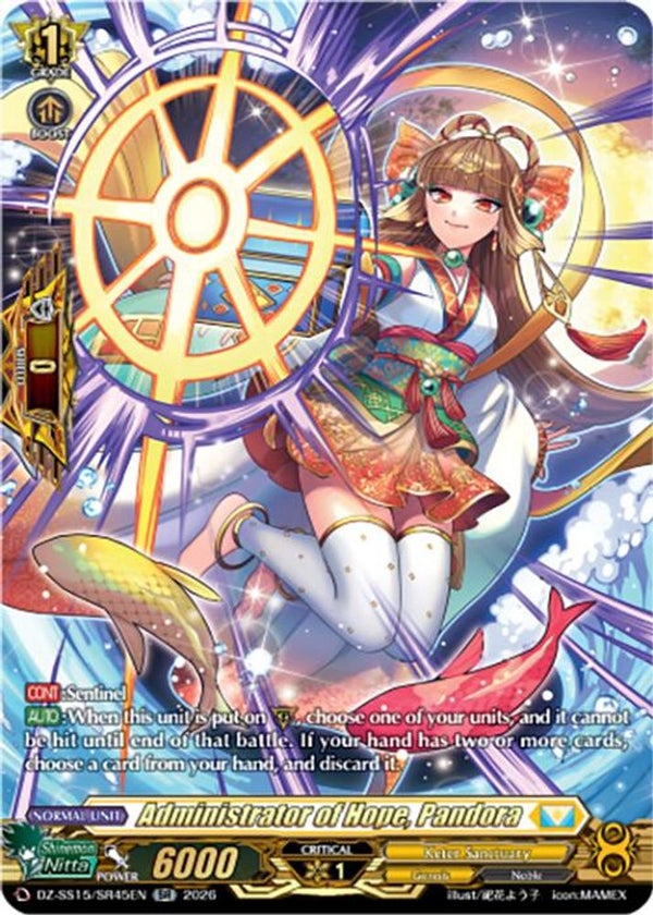 Administrator of Hope, Pandora (SR) - DZ-SS15/SR45EN - Silver Rare