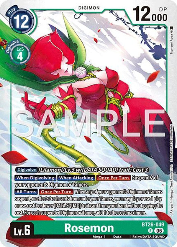 Rosemon - BT26-049 - Rare