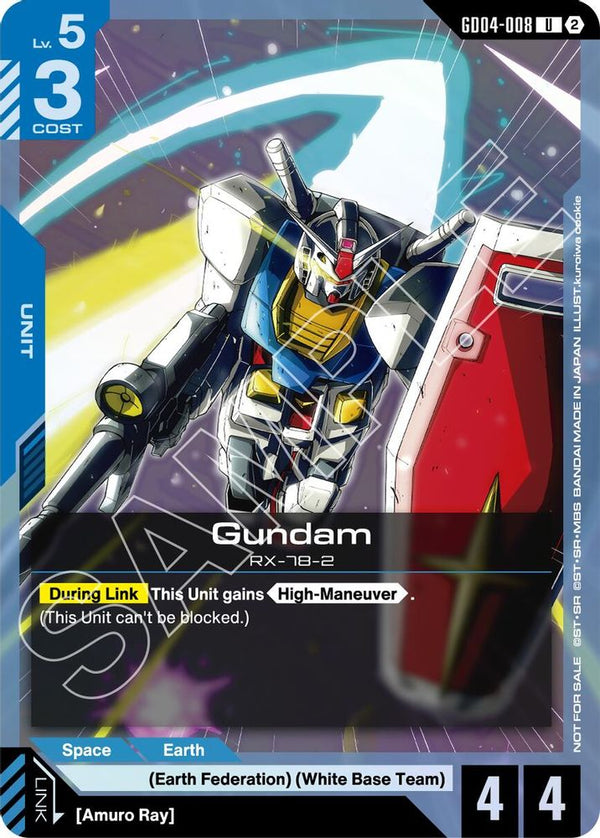Gundam (GD04-008) (WCS 26-27 Participation Pack Vol.2) - GD04-008 - Uncommon