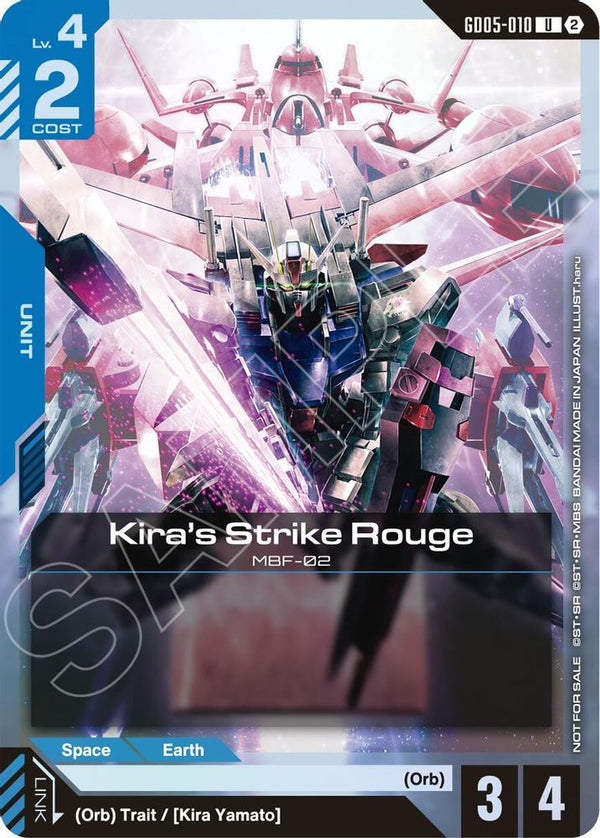 Kira's Strike Rouge (Event Pack 02) - GD05-010 - Uncommon