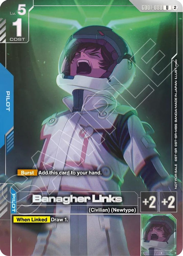 Banagher Links (Newtype Challenge 2026 Mission 4) - GD01-088 - Uncommon