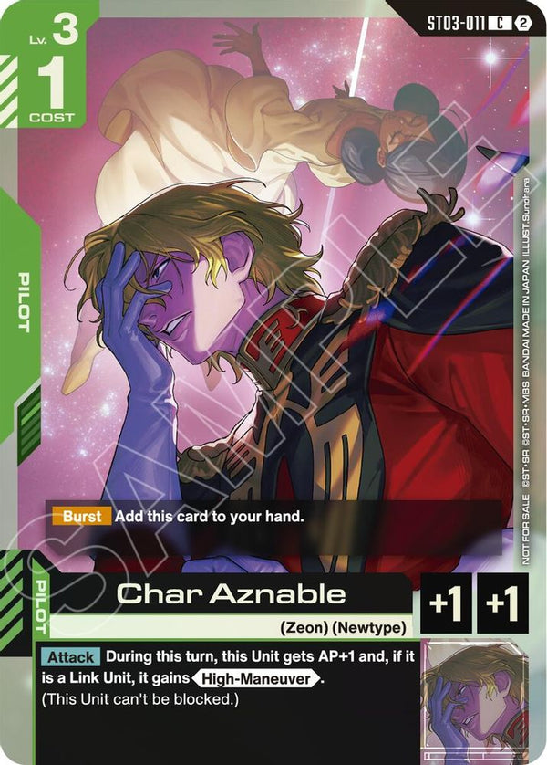 Char Aznable (World Championship Regionals 26-27 Season 2) - ST03-011 - Common