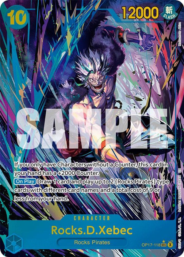 Rocks.D.Xebec (118) (Alternate Art) - OP17-118 - Secret Rare