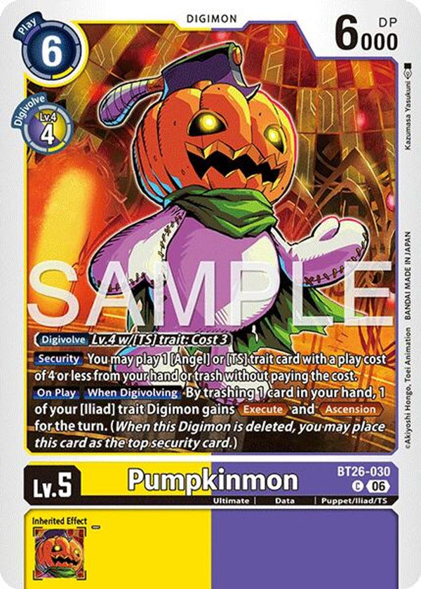 Pumpkinmon - BT26-030 - Common