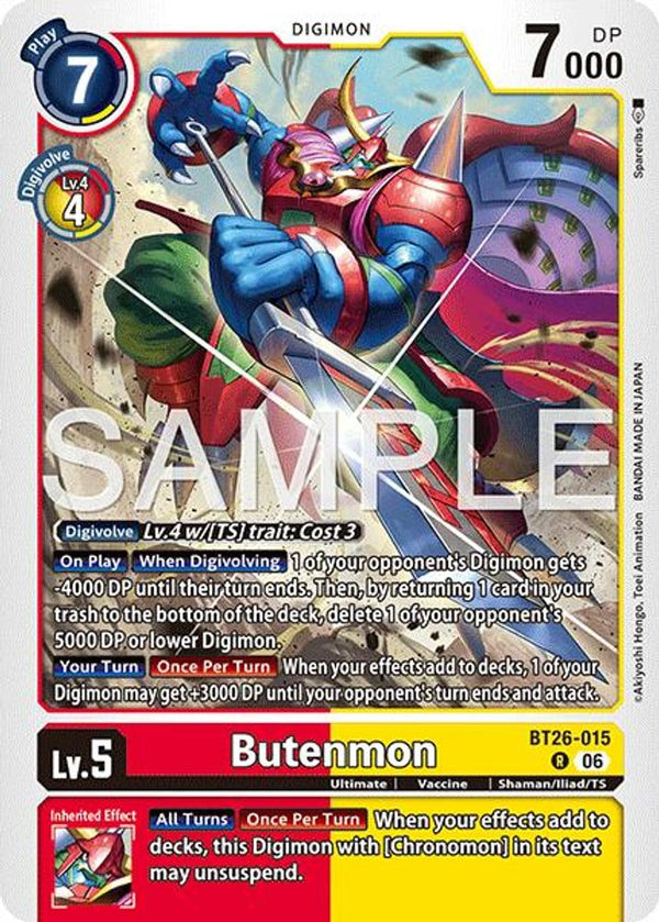 Butenmon - BT26-015 - Rare