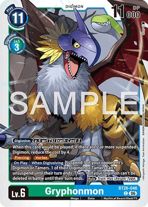 Gryphonmon - BT26-046 - Common