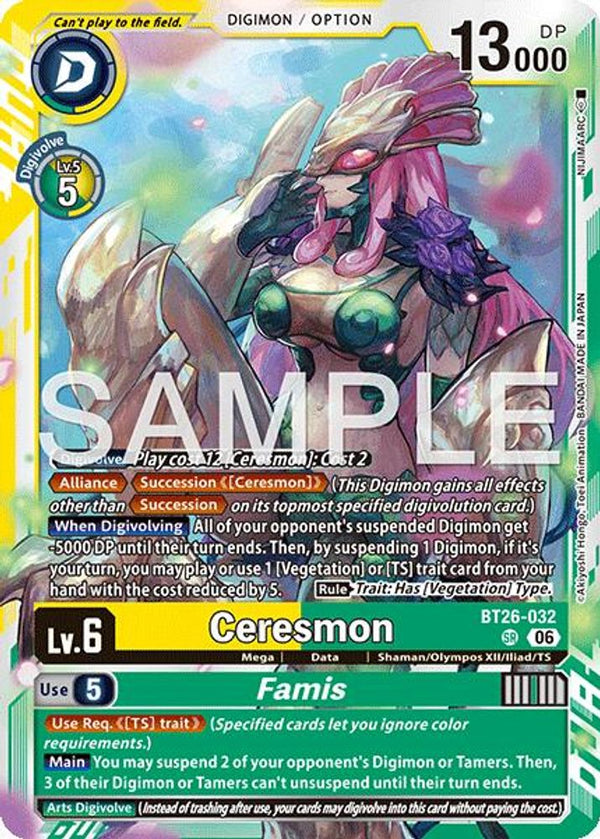 Ceresmon // Famis - BT26-032 - Super Rare