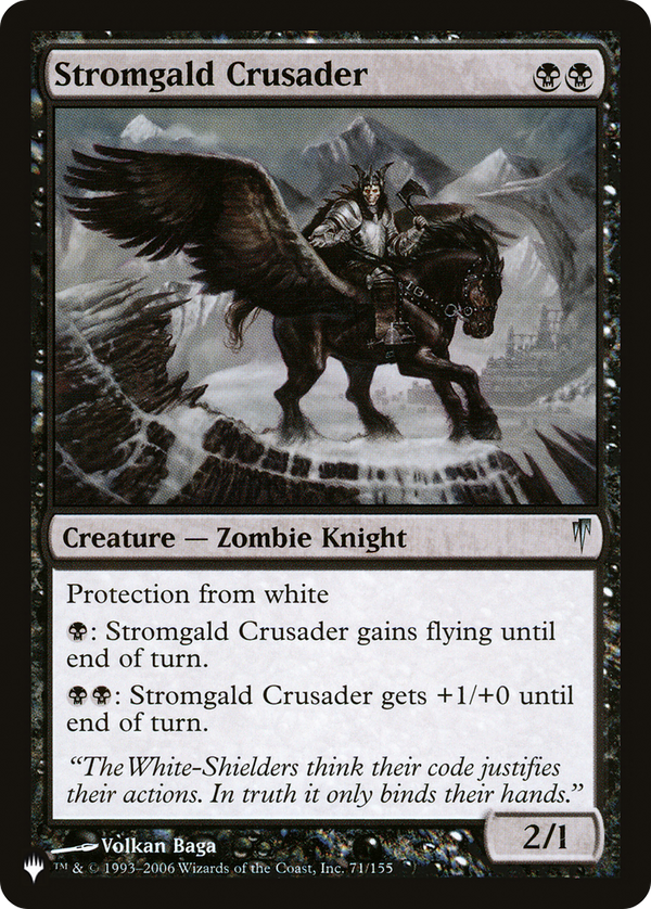 Stromgald Crusader - CSP Reprint (PLST)