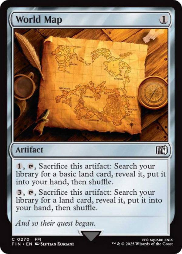 World Map (FIN)