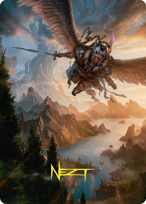 Youthful Valkyrie - Art Series (Gold-Stamped Signature) (AFDN)