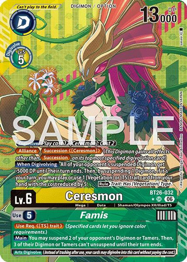 Ceresmon // Famis (Alternate Art) - BT26-032 - Super Rare
