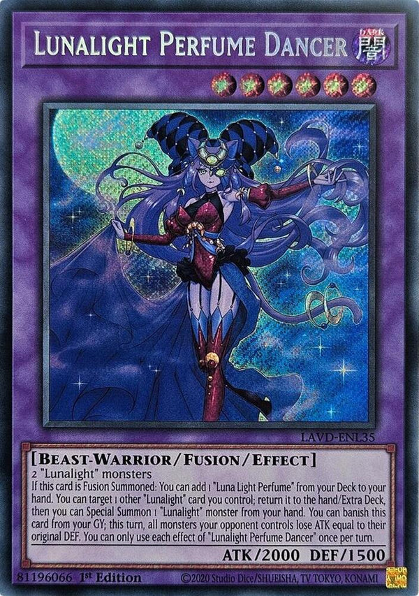 Lunalight Perfume Dancer (Secret Rare) - LAVD-ENL35 - Secret Rare - 1st Edition