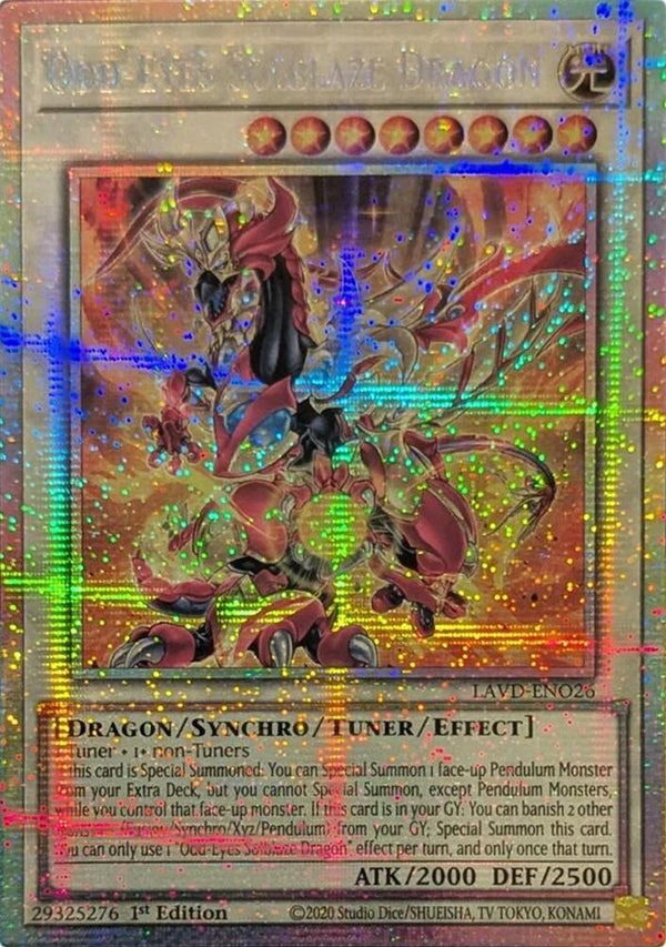Odd-Eyes Solblaze Dragon - LAVD-ENO26 - Starlight Rare - 1st Edition