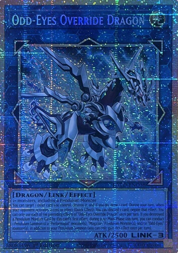 Odd-Eyes Override Dragon - LAVD-ENO38 - Starlight Rare - 1st Edition