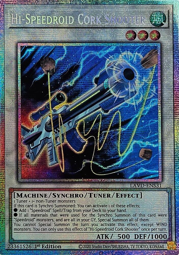 Hi-Speedroid Cork Shooter - LAVD-ENS31 - Starlight Rare - 1st Edition