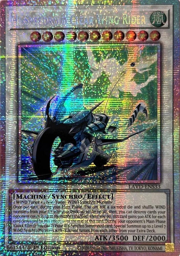 Hi-Speedroid Clear Wing Rider - LAVD-ENS33 - Starlight Rare - 1st Edition