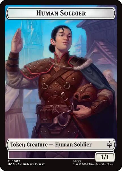 Human Soldier // Dwarf Token (THOB)