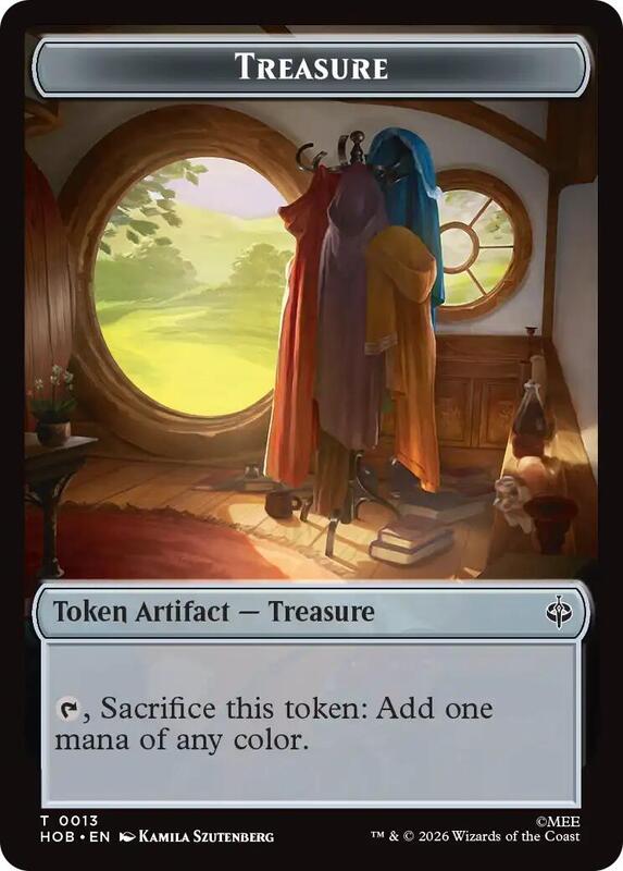 Elf // Treasure (013) Token (THOB)
