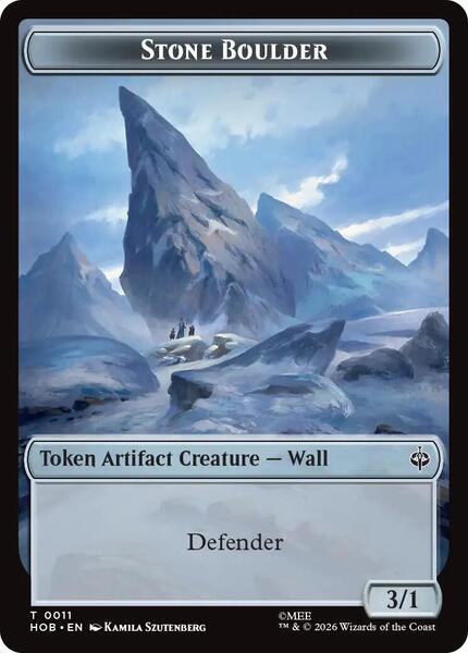 Stone Boulder // Bear Token (THOB)