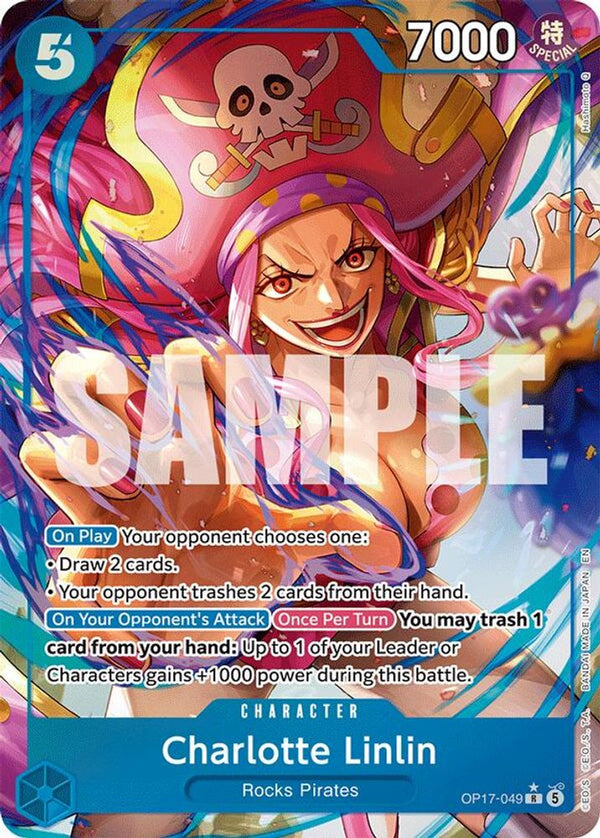 Charlotte Linlin (049) (Alternate Art) - OP17-049 - Rare