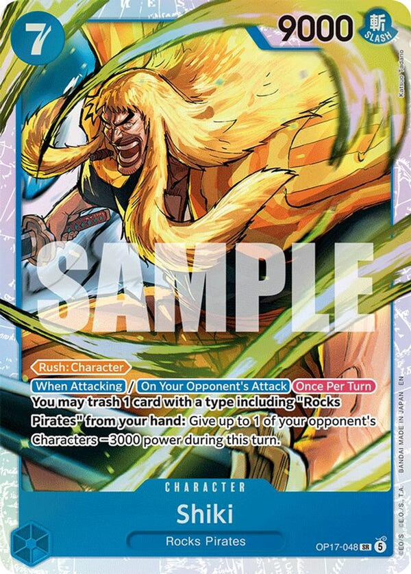 Shiki (048) - OP17-048 - Super Rare (Pre-Order)