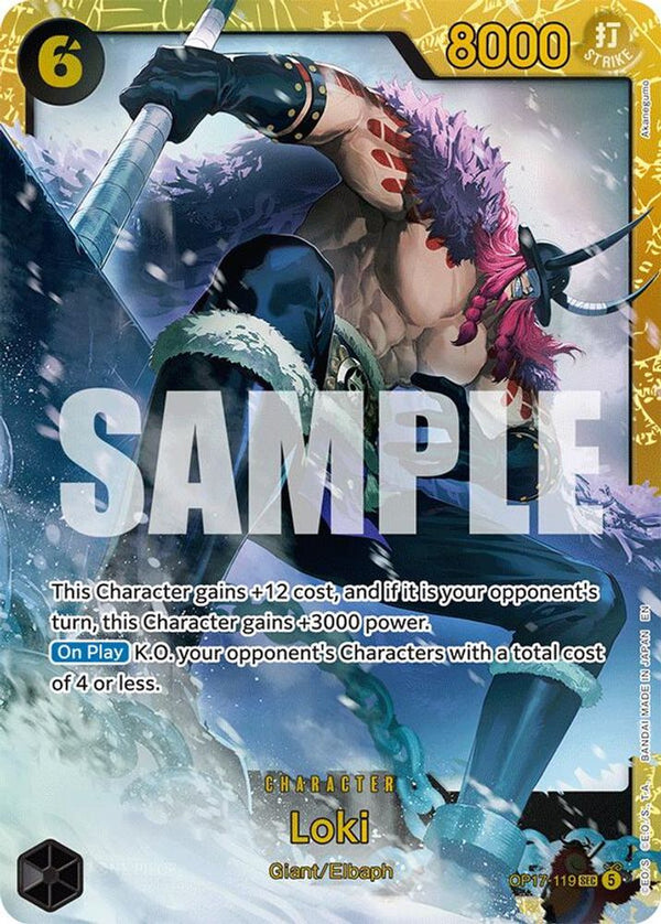 Loki - OP17-119 - Secret Rare (Pre-Order)