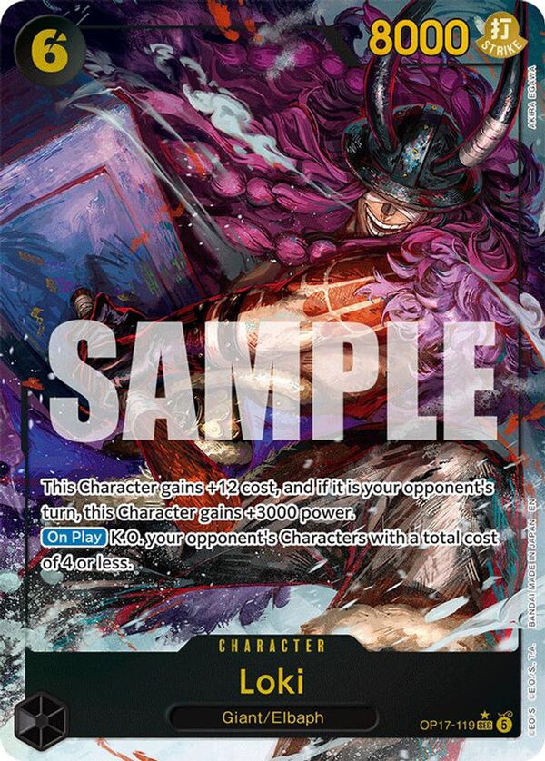 Loki (Alternate Art) - OP17-119 - Secret Rare