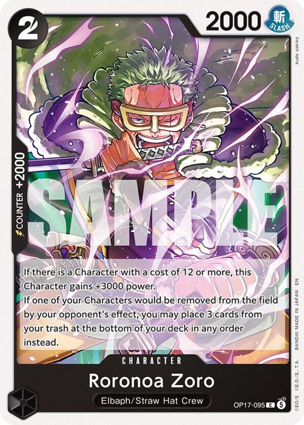 Roronoa Zoro (095) - OP17-095 - Common (Pre-Order)