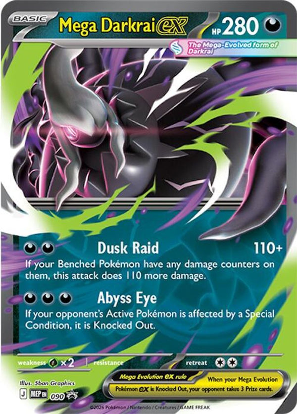 Mega Darkrai ex - MEP090 - Promo