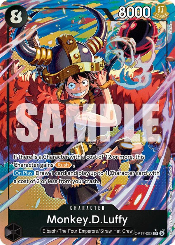 Monkey.D.Luffy (093) (Alternate Art) - OP17-093 - Super Rare