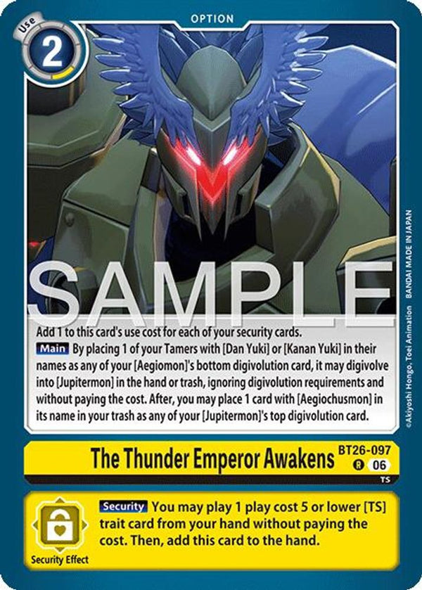 The Thunder Emperor Awakens - BT26-097 - Rare