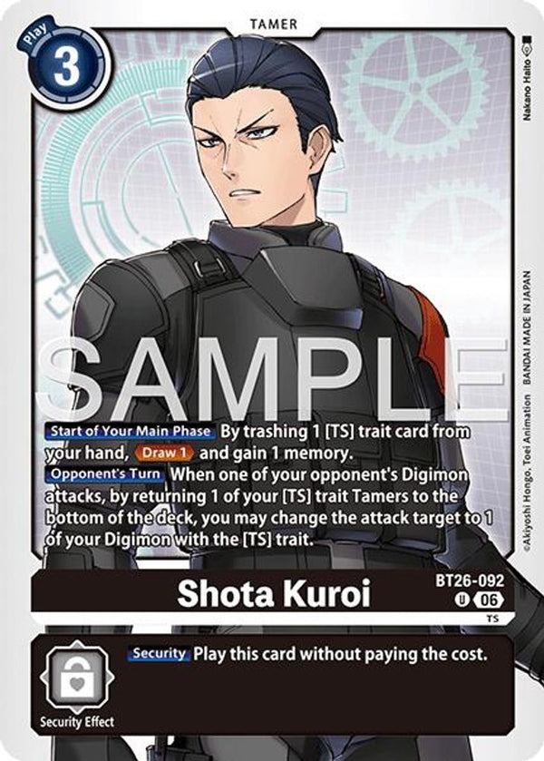 Shota Kuroi - BT26-092 - Uncommon