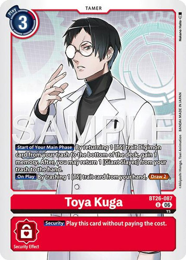 Toya Kuga - BT26-087 - Uncommon