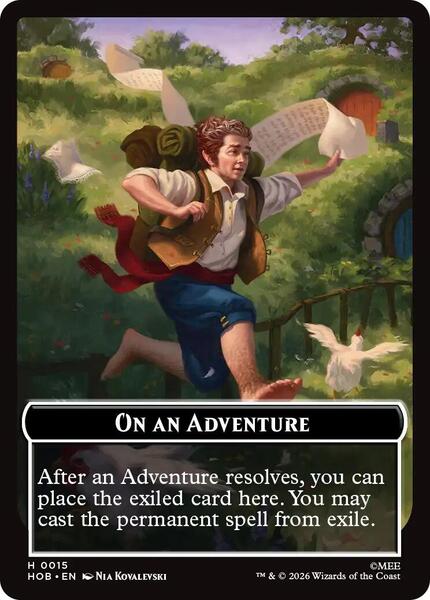 On an Adventure // Enduring Story Double Sided Token (THOB)