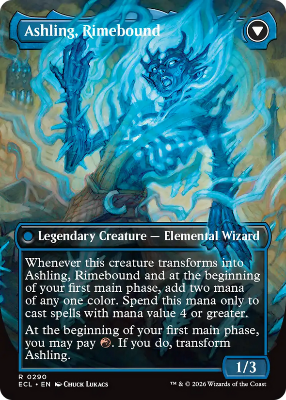 Ashling, Rekindled // Ashling, Rimebound - Borderless (ECL)