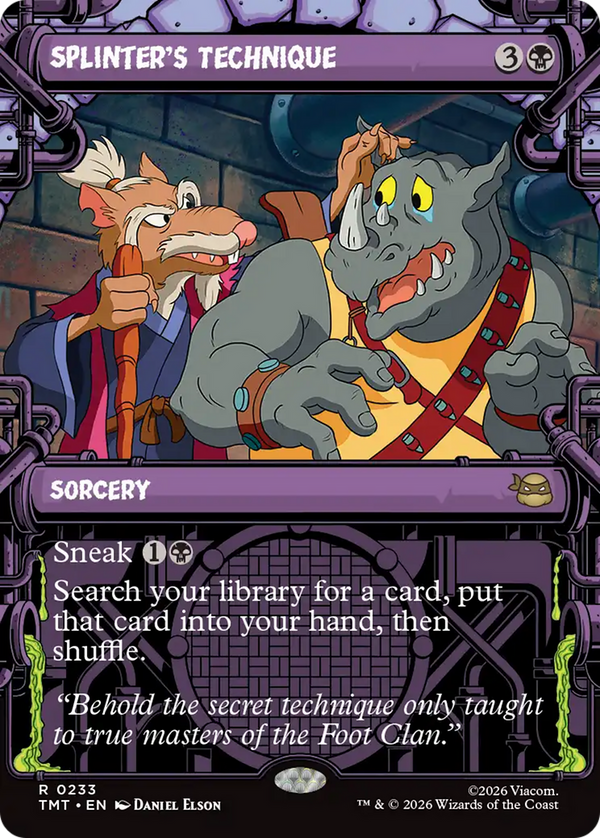 Splinter's Technique - Sewer Frame (TMT)