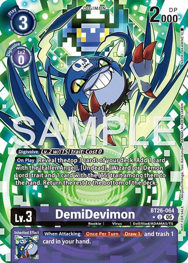 DemiDevimon (Alternate Art) - BT26-064 - Uncommon