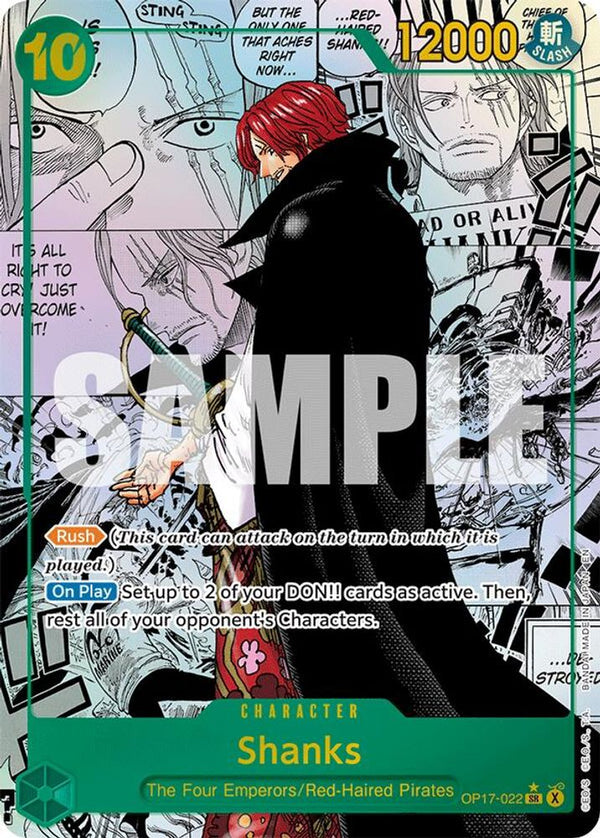 Shanks (022) (Manga) - OP17-022 - Super Rare