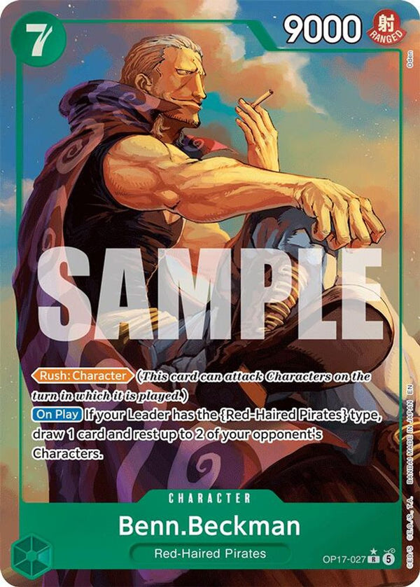 Benn.Beckman (Alternate Art) - OP17-027 - Rare
