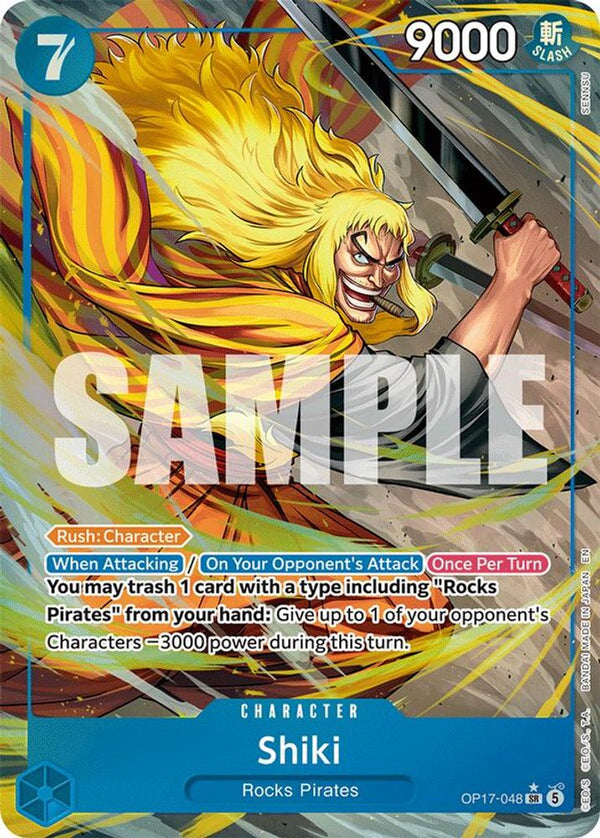 Shiki (048) (Alternate Art) - OP17-048 - Super Rare