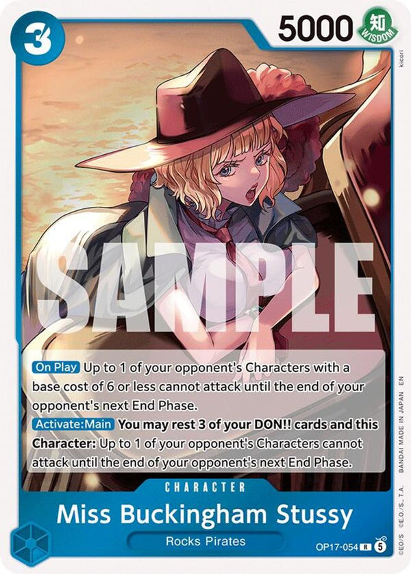 Miss Buckingham Stussy - OP17-054 - Rare (Pre-Order)