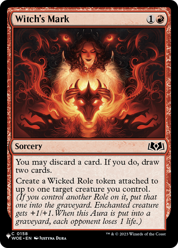 Witch's Mark - WOE Reprint (PLST)