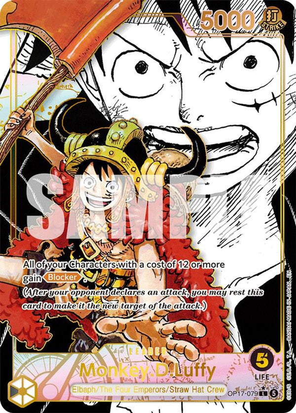 Monkey.D.Luffy (079) (Super Leader Alternate Art) - OP17-079 - Leader