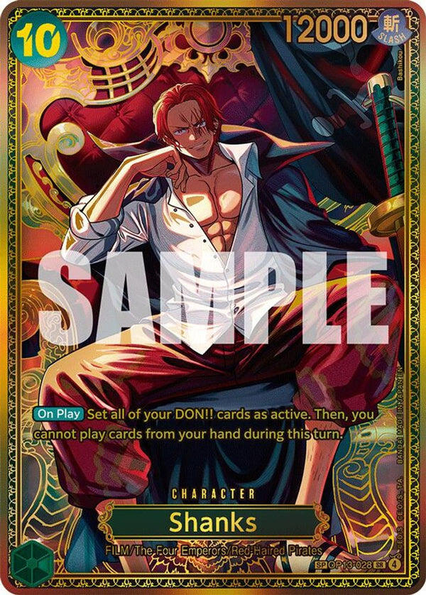 Shanks (OP13-028) (Special) - OP13-028 - Super Rare