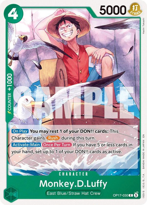 Monkey.D.Luffy (030) - OP17-030 - Common (Pre-Order)
