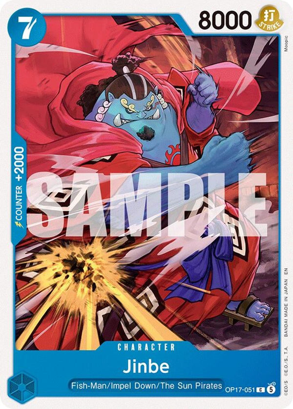 Jinbe (051) - OP17-051 - Common (Pre-Order)