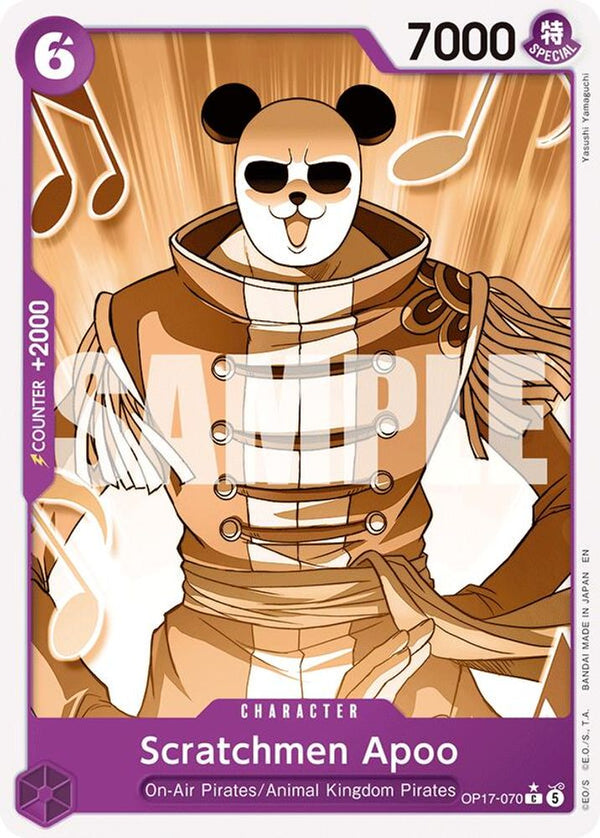 Scratchmen Apoo (Pandaman Art) - OP17-070 - Common